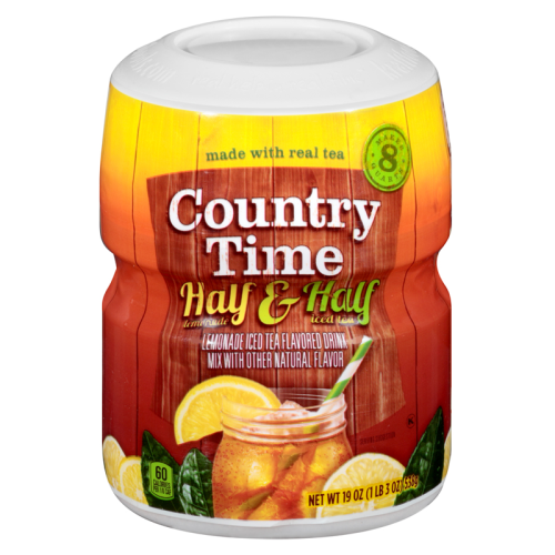 Country Time Half and Half Lemonade Tea Drink Mix - 19oz (538g)