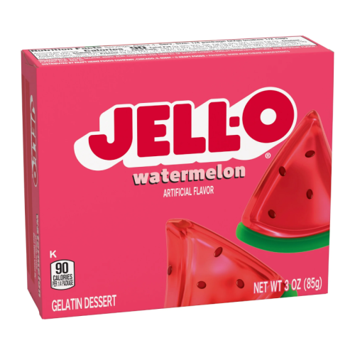 Jell-O - Watermelon Gelatin Dessert - 3oz (85g)
