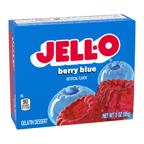 Jell-O - Berry Blue Gelatin Dessert - 3oz (85g)