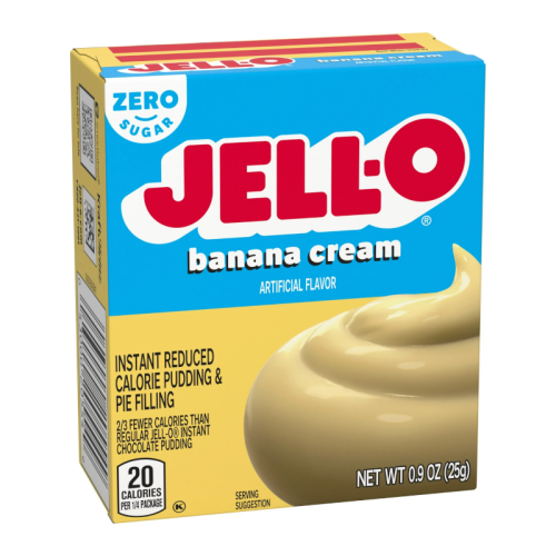 Jell-O - Banana Cream Instant Pudding - Sugar Free - 0.9oz (25g)