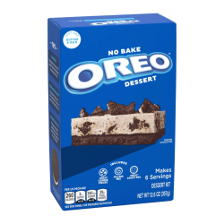 Jell-O - No Bake Dessert Oreo Cookies n Crème - 12.6oz (357g)