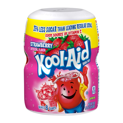Kool-Aid Strawberry Drink Mix Tub - 19oz (538g)
