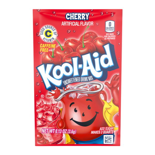 Kool-Aid Cherry Drink Mix - 0.13oz (3.6g)