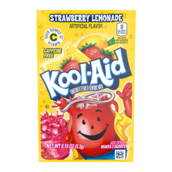 Kool-Aid Strawberry Lemonade Drink Mix - 0.19oz (5.3g)