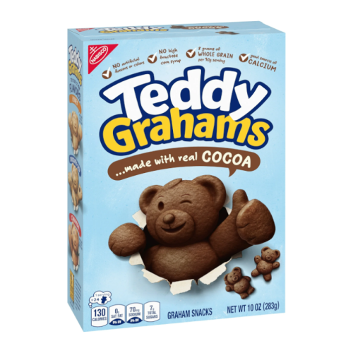Teddy Grahams Chocolate Cereal Snack 10oz (283g)