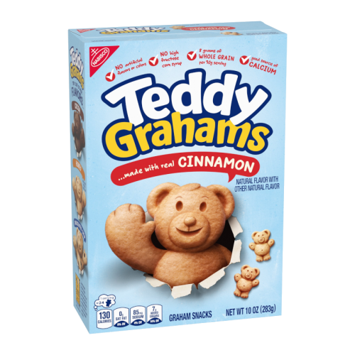 Teddy Grahams Cinnamon Cereal Snack 10oz (283g)