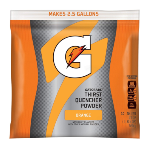 Gatorade - Thirst Quencher Orange Instant Powder Mix - 21oz (595g)
