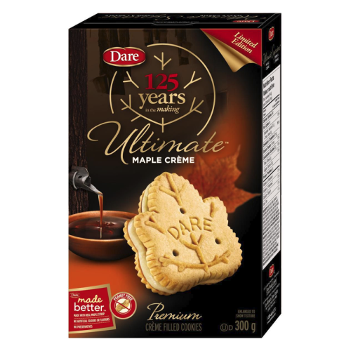 Dare - Ultimate Maple Créme Cookies - 300g [Canadian]