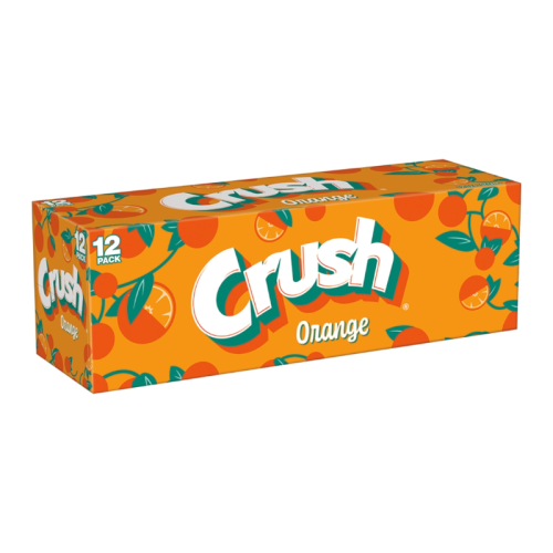 Crush Orange Soda - 355ml [12-PACK] [Canadian]