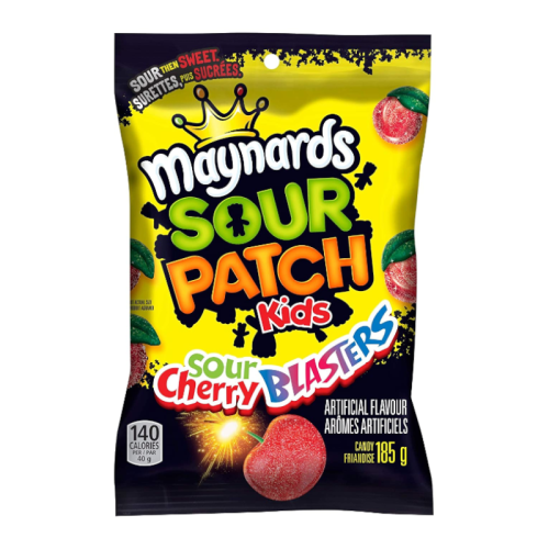 Sour Patch Kids Sour Cherry Blasters - 154g [Canadian]