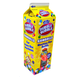 Dubble Bubble Assorted Gumballs Refill Carton - 20oz (567g)