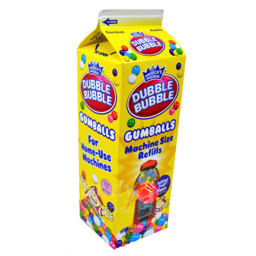 Dubble Bubble Assorted Gumballs Refill Carton - 20oz (567g)