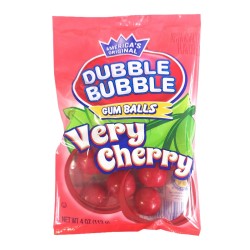 Dubble Bubble Very Cherry Gum Balls - 4oz (113g