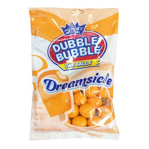 Dubble Bubble Dreamsicle Gum Balls - 4oz (113g)
