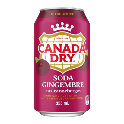 Canada Dry Cranberry Ginger Ale - 12fl.oz (355ml) [Canadian]