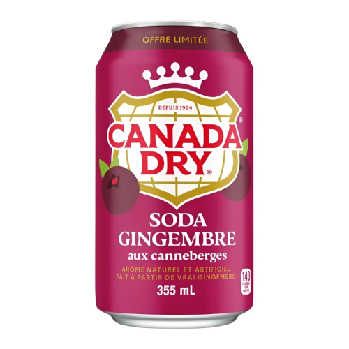 Canada Dry Cranberry Ginger Ale - 12fl.oz (355ml) [Canadian]