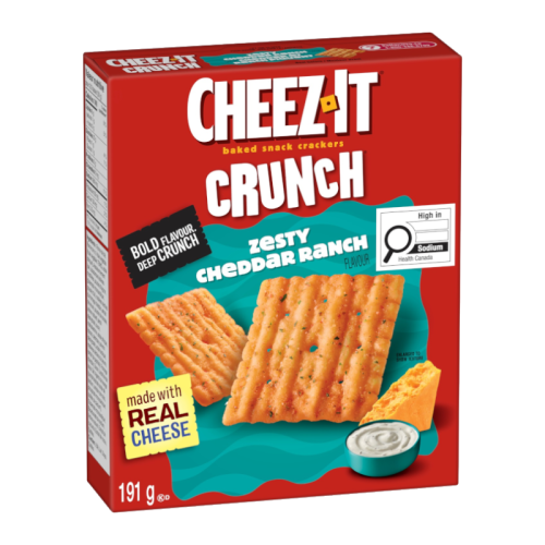 Cheez It Crunch Cheddar Ranch - 191g [Canadian]