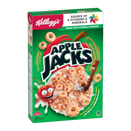 Kellogg's Apple Jacks Cereal - 320g [Canadian]