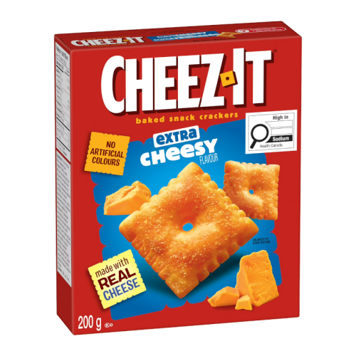 Cheez It Crackers Extra Cheesy - 200g [Canadian]