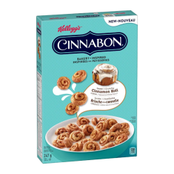 Kellogg's Cinnabon Cinnamon Roll Cereal - 247g [Canadian]