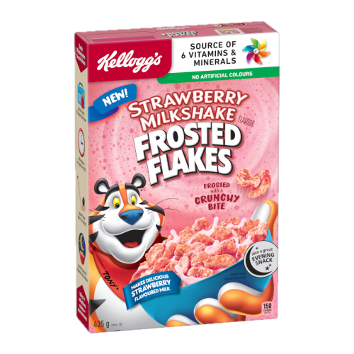 Kellogg Frosted Flakes Strawberry Milkshake - 350g [Canadian]