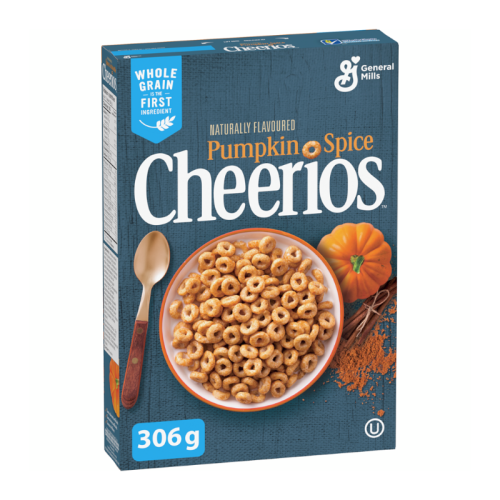 General Mills Pumpkin Spice Cheerios Cereal - 306g [Canada]