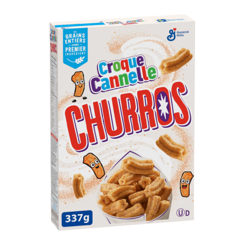 General Mills Cinnamon Toast Crunch Churros Cereal - 337g  [Canadian]