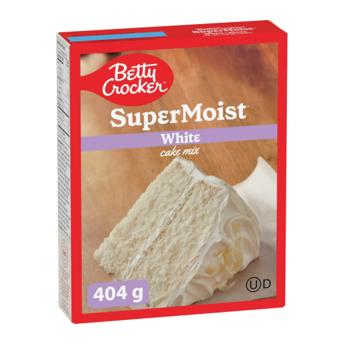 Betty Crocker Super Moist White Cake Mix 404g - [Canadian]