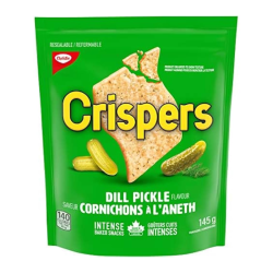 Crispers Dill Pickle Crackers - 145g [Canadian]
