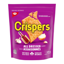 Crispers All Dressed Crackers - 145g [Canadian]