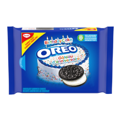 Christie Oreo Birthday Cake Sandwich Cookies - 261g [Canadian]