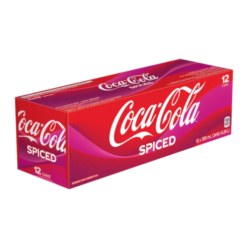 Coca-Cola Raspberry Spiced 355ml Can 12-Pack [Canadian]