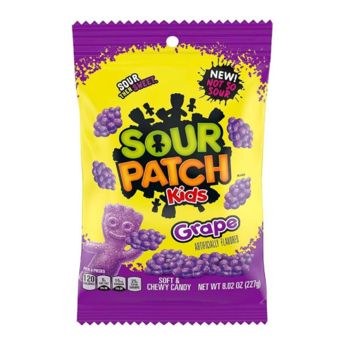 Sour Patch Kids Grape - 8.02oz (227g)