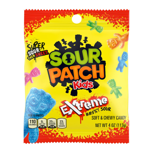 Sour Patch Kids Extreme Peg Bag 4oz (113g)