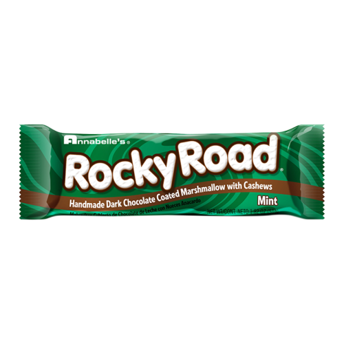 Annabelle Rocky Road Mint Chocolate Bar 1.82oz (51g)
