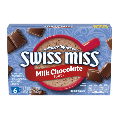 Swiss Miss Milk Chocolate Hot Cocoa Mix - 6 Pack - 4.38oz (124g)