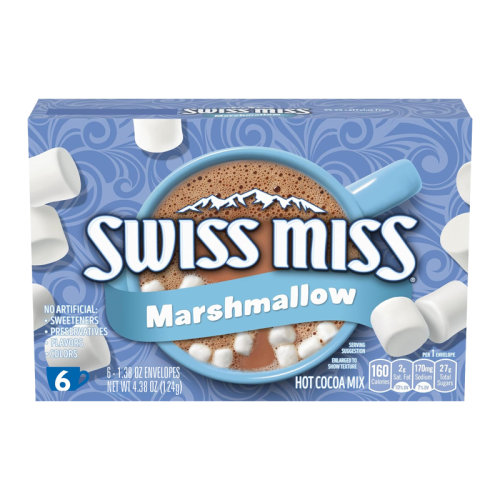 Swiss Miss Marshmallow Hot Cocoa Mix - 6 Pack - 4.38oz (124g)