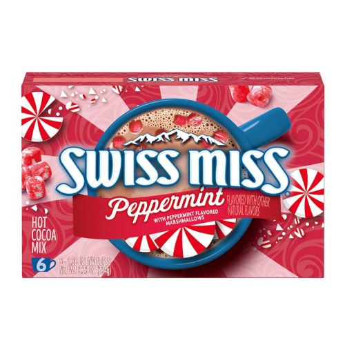 Swiss Miss Peppermint Hot Cocoa Mix - 6-Pack - 8.28oz (234g)