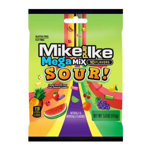 Mike & Ike Sour Mega Mix - 5oz (141g)
