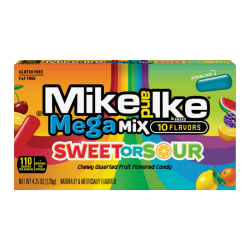 Mike & Ike Mega Mix Sweet & Sour Theater Box - 4.25oz (120g)