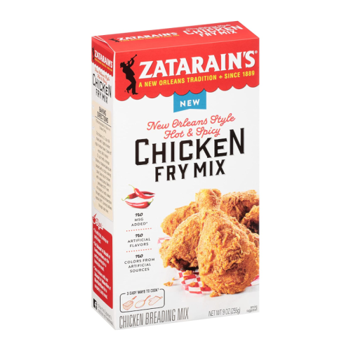 Zatarain’s New Orleans Style Hot & Spicy Chicken Fry Mix - 9oz (255g)