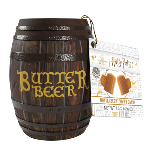 Harry Potter Butterbeer Chewy Candy in Barrel Tin - 1.5oz (42g)
