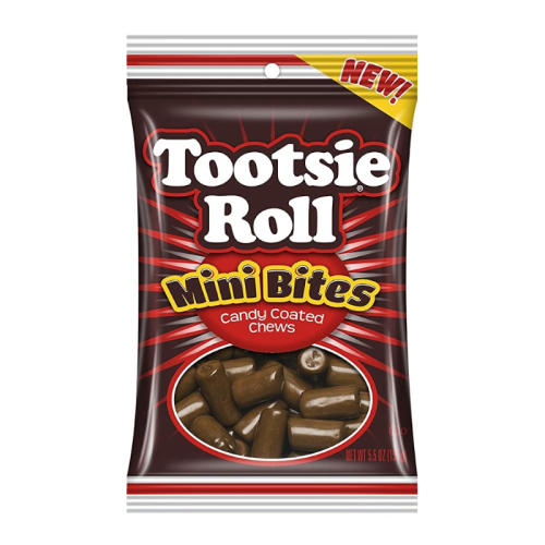 Tootsie Roll Mini Bites Peg Bag - 5.5oz (156g)