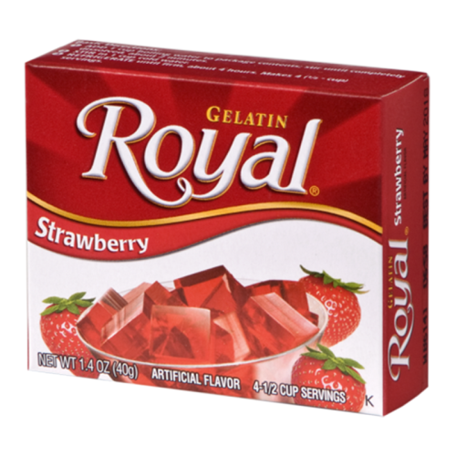 Royal Gelatin - Strawberry - 1.4oz (40g)