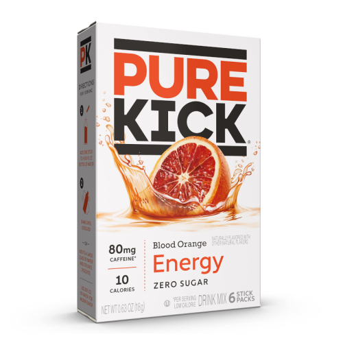 Pure Kick Energy Singles To Go - Blood Orange - 0.63oz (18g)