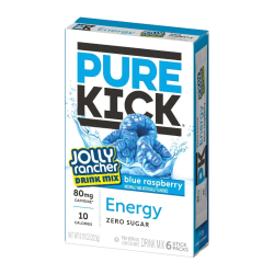 Pure Kick x Jolly Rancher Energy Singles To Go - Blue Raspberry - 0.79oz (22.3g)