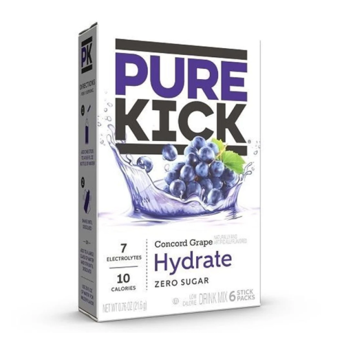 Pure Kick Hydration Singles To Go - Concord Grape - 0.76oz (21.7g)