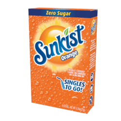 Sunkist Orange Zero Sugar Singles to Go - 0.74oz (21g)