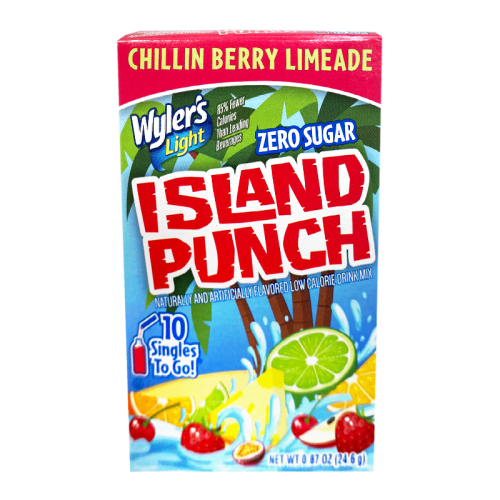 Wyler's Light Singles To Go Island Punch Chillin Berry Limeade 10-Pack - 0.87oz (24.6g)
