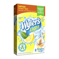 Wyler's Light Singles To Go Lemon Iced Tea 8-Pack - 0.47oz (13.3g)